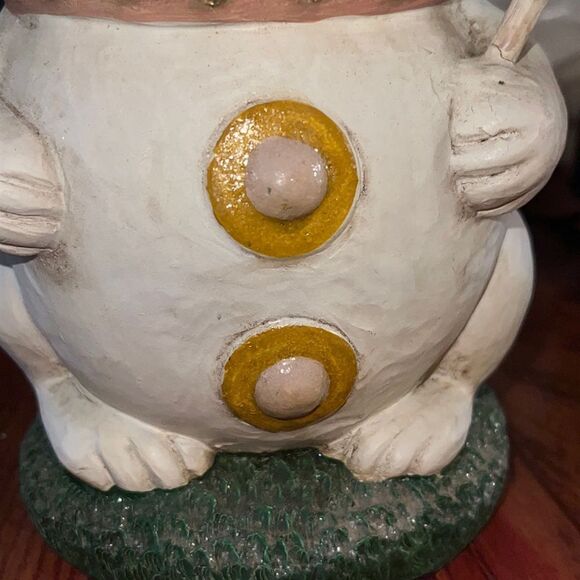 Vintage Ceramic Wonderland Statuary 14” White Rabbit Easter Home Decor - Picture 8 of 14